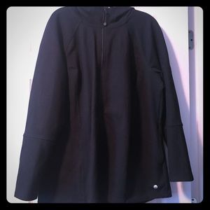 Like New Livi Active Fleece Hi-Lo Hooded Jacket